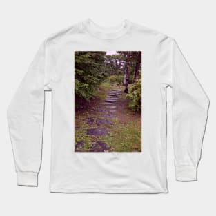 Steps on Campus of Far East Federal University, Vladivostok, Russia Long Sleeve T-Shirt